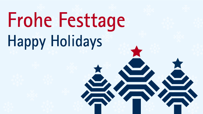 refer to: Happy Holidays and a Great Start to 2026 Grußkarte des Paul-Ehrlich-Instituts / Greeting card of the Paul-Ehrlich-Institut