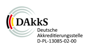 Logo: Deutsche Akkreditierungsstelle (DAkkS) (Quelle: DAkkS)