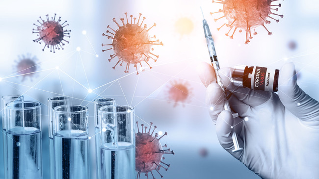 Illustration Chargenprüfung COVID-19 Impfstoffe (Quelle: BluePlanetStudio/Shutterstock.com)