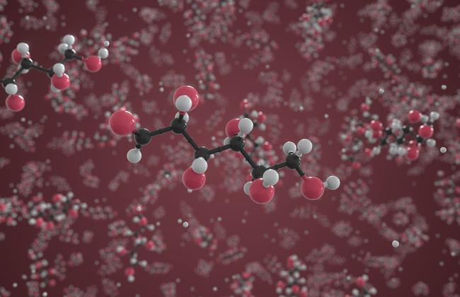 Mannose Molekül 3D-Darstellung (Quelle: Irina Anosova/Shutterstock.com)