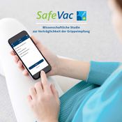 Safevac App auf dem Smartphone (Quelle: PEI / Helmholtz-Zentrum) Safevac App auf dem Smartphone (Quelle: PEI / Helmholtz-Zentrum)