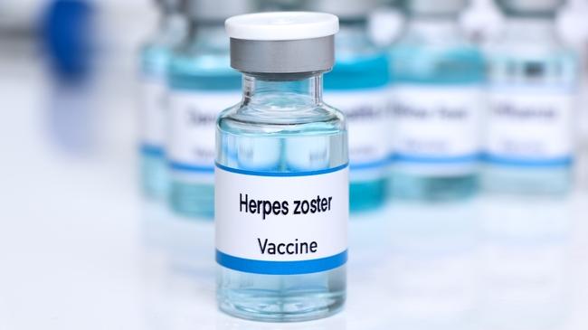 Herpes Zoster Vaccine Ampoule (Source: chemical industry/Shutterstock.com) (refer to: Study Results on Reported Suspected Cases of Skin Reactions with Temporal Association to the Shingrix Vaccination against Herpes Zoster and Postherpetic Neuralgia)