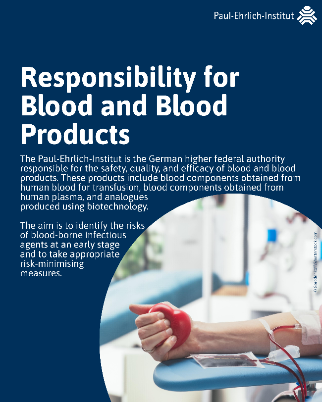 Infographic Responsibility for Blood and Blood Products Infographic Responsibility for Blood and Blood Products