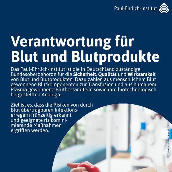 verweist auf: Verantwortung für Blut und Blutprodukte Infografik Verantwortung für Blut und Blutprodukte (verweist auf: Verantwortung für Blut und Blutprodukte)